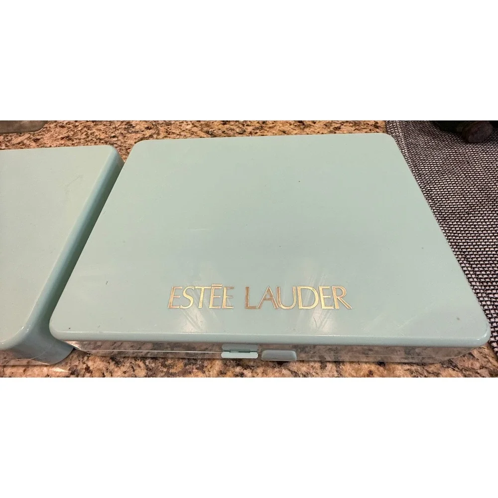 Estee Lauder Vintage Travel Train Cases Set of 3 Makeup Cosmetic Organizer‎